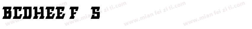 BCDHEE FangSong字体转换